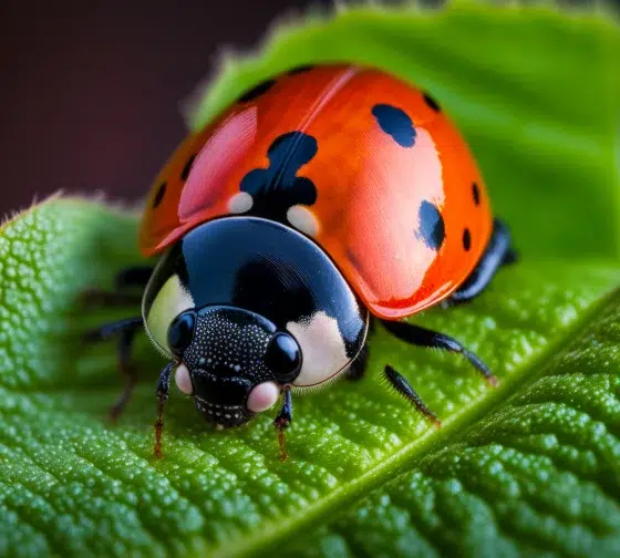 ladybug, a natural garden pest controller