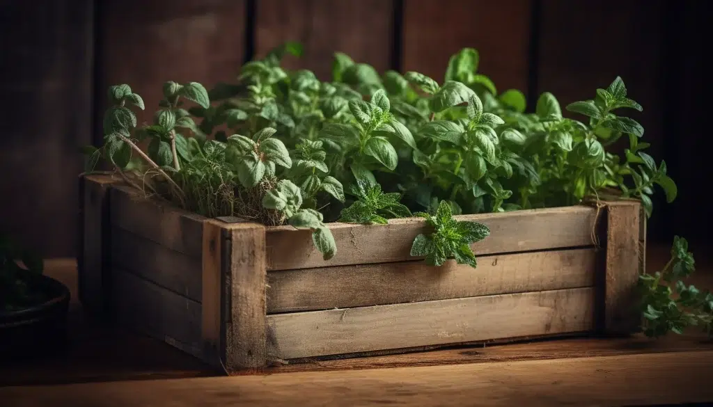container herb gardening