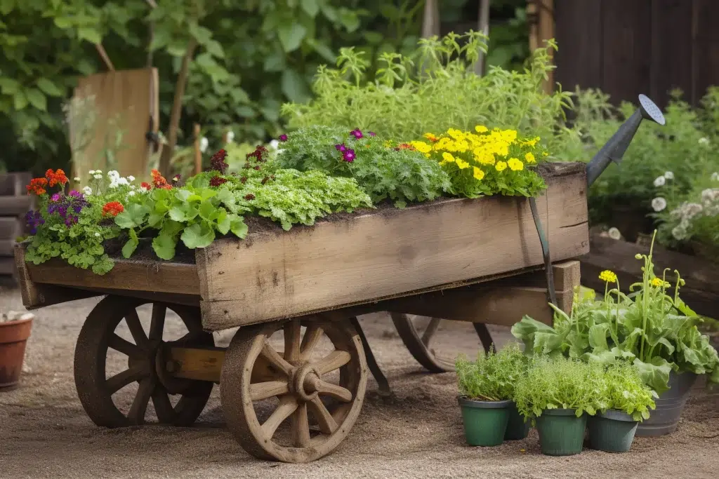 creative container herb gardening
